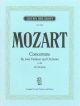 Violin Concerto C Major Kv190: Violin And Piano (Breitkopf)