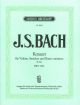 Concerto E Major No.2 Bwv1042: Violin & Piano (Breitkopf)