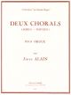 	2 Chorals: Dorien - Phrygien For Organ (Lemoine)