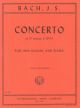 Concerto D Minor Bwv1043: 2 Violins & Piano (galamian) (International)