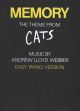 Memory From Cats: Easy Piano: Single