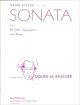 Sonata G Minor:  Alto Sax & Piano (Presser)
