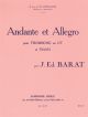 Andante Et Allegro: Trombone And Piano (Leduc)