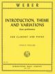 Introduction Theme & Variations: Clarinet & Piano (International)