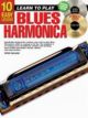 10 Easy Blues Harmonica Lessons Teach Yourself: Book & CD & DVD