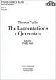 Lamentations Of Jeremiah: Vocal Score: SAATB
