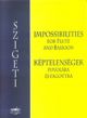 Szigeti: Impossibilities: Flute And Bassoon Duet