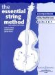 Essential String Method: 3 and 4 Lower Strings: Piano Accompaniment