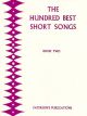 The Hundred Best Short Songs Book 2: Vocal Solo
