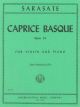 Caprice Basque: Op24: Violin and Piano