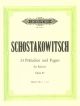 24 Preludes And Fugues Op.87: Book 1: Piano (Peters)