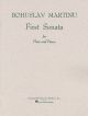 Sonata For Flute And Piano (Schirmer)