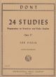 24 Studies: Op37: Violin