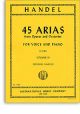45 Arias From Operas And Oratorios Vol.3: Low Voice & Piano (International)