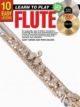 10 Easy Flute Lessons Teach Yourself: Book & CD & DVD