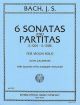 6 Sonatas And Partitas Bwv1001-1006: Violin Solo (galamian) (International)