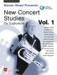 New Concert Studies 1: Euphonium: Treble Clef: Book & Audio (Mead)