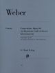 Concertino Eb Major Op.26: Clarinet & Piano (Henle)