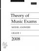 OLD STOCK SALE -  ABRSM Theory Of Music Exams Model Answers 2008: Grade 1