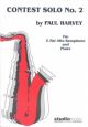 Contest Solos: Book 2: Alto Saxophone & Piano (Harvery)