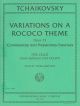 Variations On A Rococo Theme: Op33: Cello