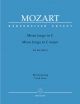 Missa Longa In C Major K262: Vocal Score (Barenreiter)