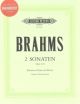 Sonatas Op.120 1 & 2: Clarinet & Piano: Book & CD (Peters)