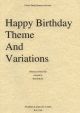 Happy Birthday: String Quartet: Score & Parts