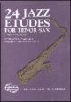 24 Jazz Etudes Tenor Sax Book (holcombe)