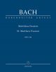 St Matthew Passion: Bwv244: Study score (Barenreiter)