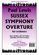 Orchestra: Lewis Sussex Symphony Overture Orchestra Score And Parts