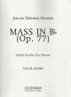Mass In Bb: Op77: Satb: Vocal Score (OUP)