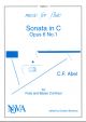 Sonata In C: Op.6/1: Flute & Piano (Hunt)