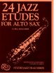 24 Jazz Etudes: Alto Saxophone: Part (Holcombe)
