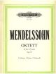 Mendelssohn: Octet Strings: E= Op20: String Parts