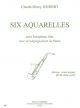 6 Aquarelles Alto Sax & Piano (Combre)