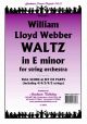 Concert Originals Series: Lloyd Webber: Waltz In E Minor: String Orchestra: Scandpts