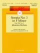 Sonata Op.120 No.1 F Minor: Clarinet & Piano Book & CD (Carl Fischer)