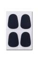 A&S Mouthpiece Patches 0.8mm (Black) Pack Of 4