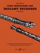 First Repertoire: Descant Recorder & Piano (adams)