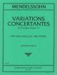 Variations Concertantes: D Major: Cello (International)