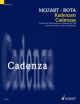 Cadenzas To Mozarts Flute Concerto In C: KV299: Flute & Harp (Schott)