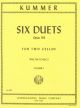 Six Duets: Op156  Vol. 1 Cello (International)