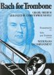 Bach For Trombone & Piano: Treble Clef (Brasswind)