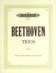 Beethoven: Piano Trio For Violin (Or Clarinet) Cello And Piano   (Peters)