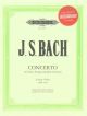 Concerto E Major No.2 Bwv1042: Violin and Piano Book & Cd (Peters)