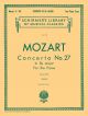 Concerto In Bb Major KV595: No 27: Piano (Schirmer Ed)