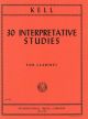 30 Interpretative Studies: Clarinet