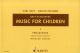 Music For Children: Vol 1: Pentatonic:  Songs and Percussion (Orff)