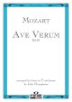 Ave Verum French Horn  (Fentone)